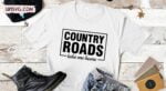 Country Roads Take Me Home SVG Cut File