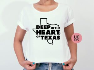 Deep In The Heart of Texas SVG cut file