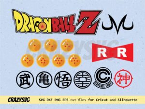 Dragon Ball SVG Symbol Logo Cut Files Icon