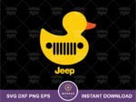 Funny Jeep Duck Duck Jeep SVG Clipart
