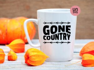 Gone Country SVG cut file