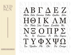 Greek Alphabet Svg