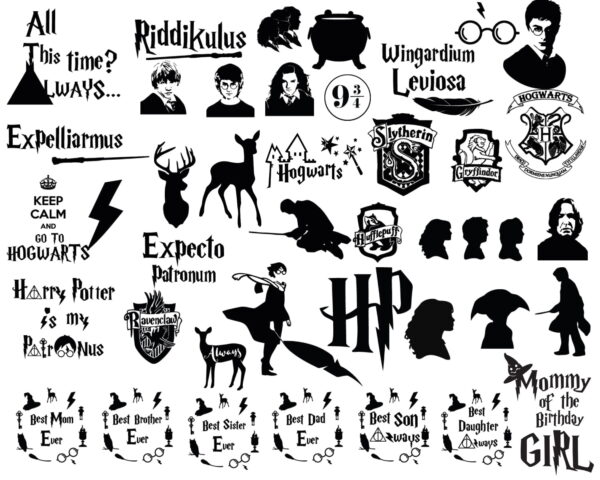 Harry Potter Cut File, Harry Potter SVG | Vectorency