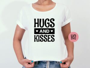 Hugs and Kisses SVG cut file