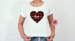 Love {Buffalo Plaid} Heart SVG