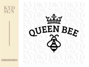 Queen Bee SVG Cut File