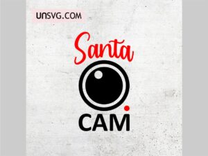 Santa Cam SVG Cricut Cut File