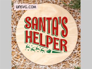 Santa’s Helper SVG File for Cricut File