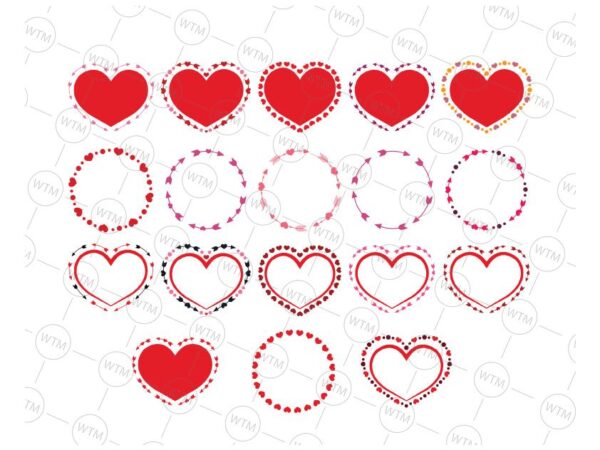 VC WTM CV VAL48 Vectorency Valentine Svg Valentine's Day Bundle Svg Valentine's Day Svg Bundle Valentines Day Files Bundle Cut Files Silhouette Cricut Svg Dxf Png Cdr
