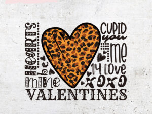 Valentines Typography SVG