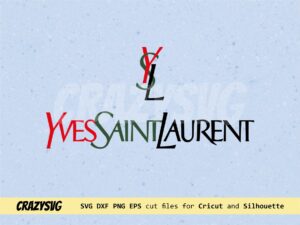 YSL Vintage Logo SVG Layered