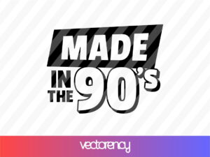 made in the 90's svg