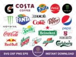 soft drinks soda brand logo svg vector