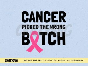 Cancer Bitch SVG
