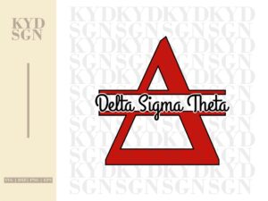 Delta Sigma Theta Sorority svg