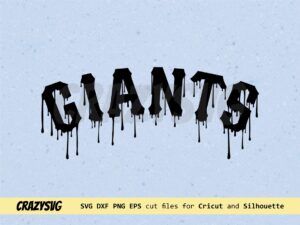 Giants Drip San Francisco Giants SVG cut file
