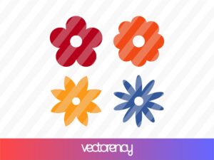Simple Flower SVG Cut File