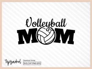 Volleyball Mom svg cut file