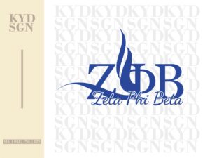 Zeta Phi Beta Sorority svg, Greek Letters svg cut file
