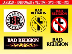 Bad Religion Band Logo SVG Clipart Bundle