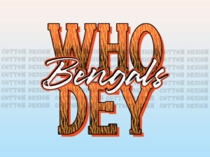 Bengals Who Dey PNG