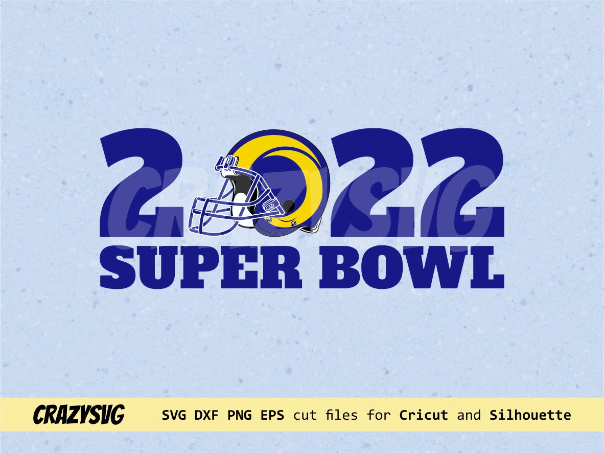 Super Bowl LVI 2022 Svg Png Files for Cricut and Sublimation