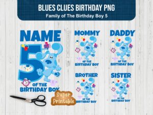 blues clues birthday family of the birthday boy 5 preview