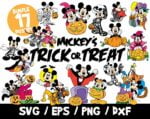 Mickey Mouse SVG Bundle, Mickey Halloween SVG, Disney SVG, Mickey Cricut, Minnie Halloween, Disney Halloween Svg, Cut File, Layered, Png