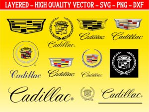 Cadillac SVG Bundle Car Logo Cadillac GMC