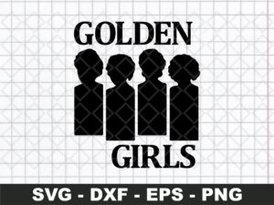 Golden Girls Silhouette SVG