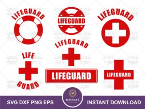 Lifeguard SVG Lifeguard Clipart Cricut file