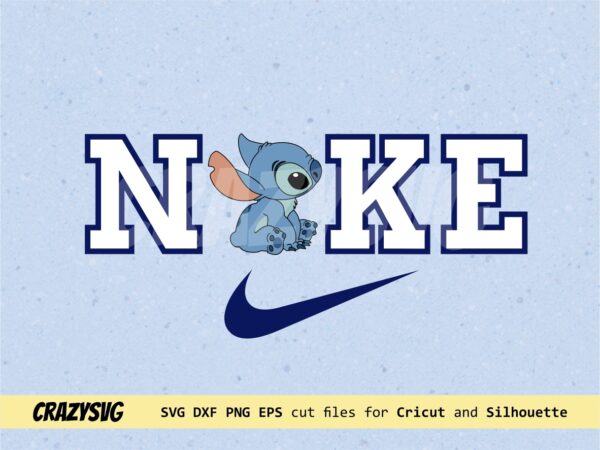 Nike Lilo Stitch SVG