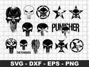 Punisher SVG Bundle update