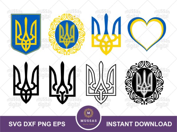 Ukraine SVG Bundle Ukraine Coat Arms svg Vectorency Ukraine SVG Bundle Ukraine Coat Arms svg