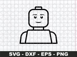 lego head svg clipart preview