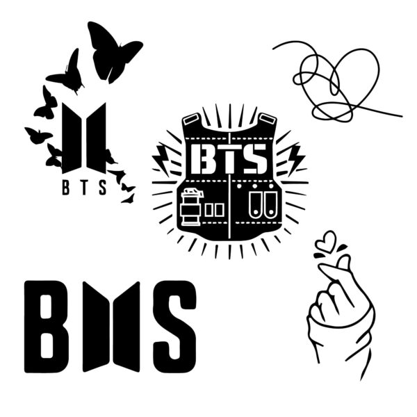 Bts preview Vectorency BTS Five Exclusive SVG EPS PNG
