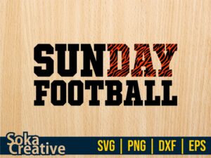 Cincinnati Bengals Sunday Football SVG
