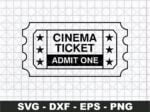Cinema Ticket SVG