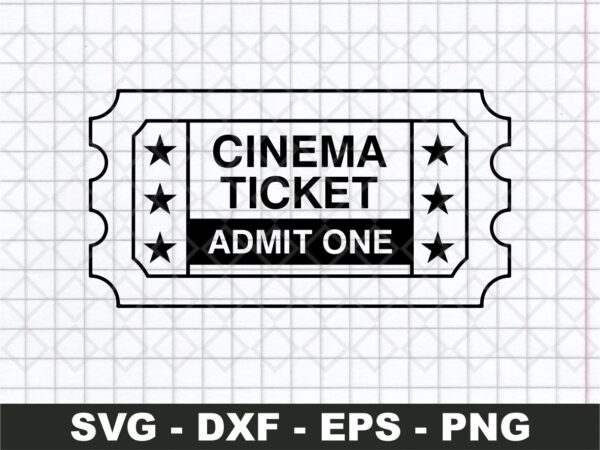 Cinema Ticket SVG