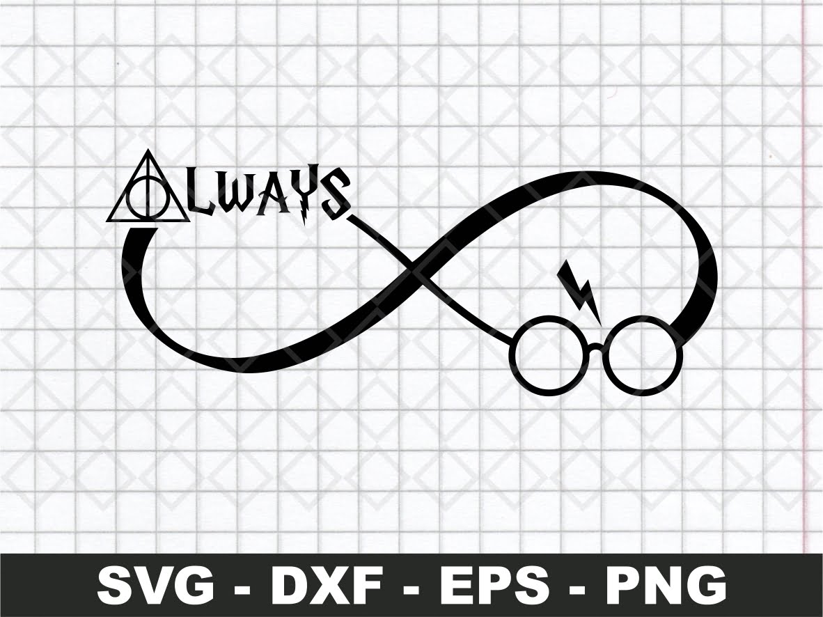Infinity Always Harry Potter Hogwarts SVG