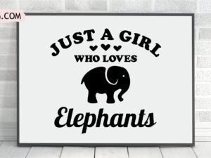 Just a girl who loves elephants