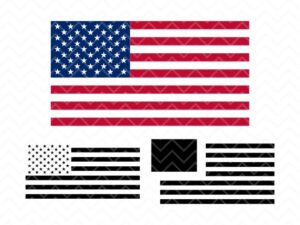 Layered American flag SVG