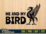 Liverpool SVG Me and my bird Clipart YNWA