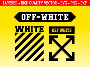 Off-White PNG, Off White Logo SVG, DXF and EPS