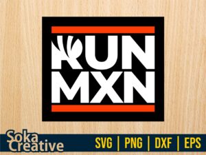RUN MXN Cincinnati Bengals SVG file