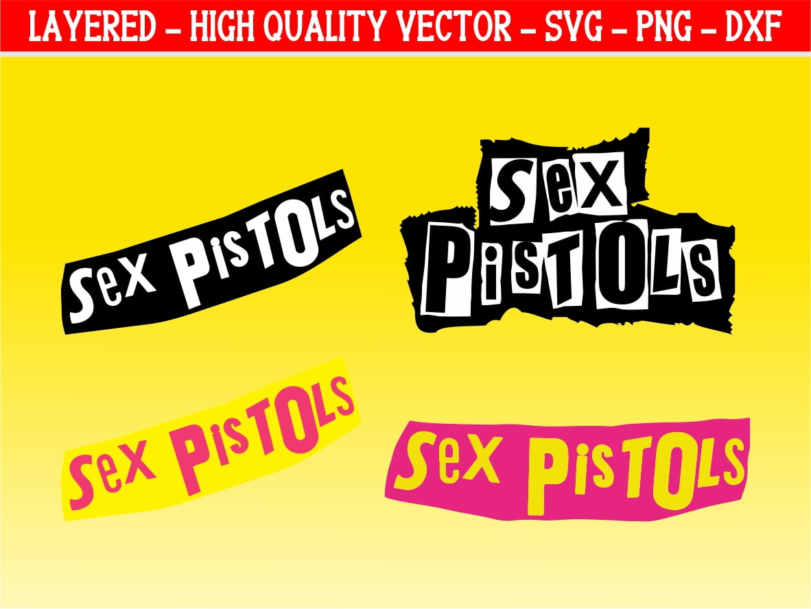 Sex Pistols Die Cut Sticker – Pink Pineapple Works