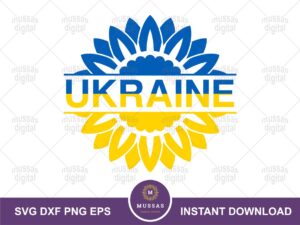 Ukraine Sunflower SVG