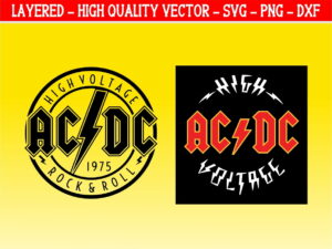 acdc high voltage logo svg