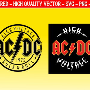 acdc high voltage logo svg