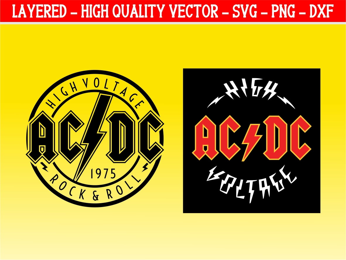 AC/DC "High Voltage". AC DC High Voltage 1975. High Voltage logo. HV лого.